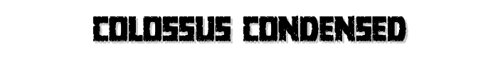 Colossus Condensed font